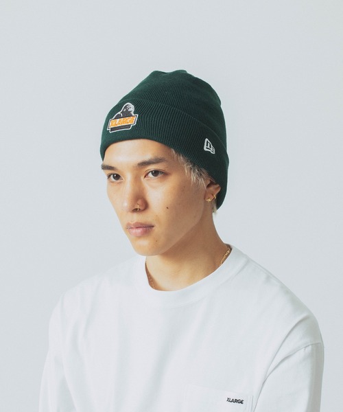 XLARGE×NEW ERA SLANTED OG CUFF BEANIE（ニットキャップ/ビーニー