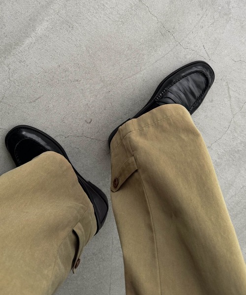 CANAL JEAN(キャナルジーン)の「choice_cnl 裾ボタンチノパンツ(チノパンツ・レディース・ベージュ・SMALL/MEDIUM/LARGE/X-LARGE)」の3枚目の写真