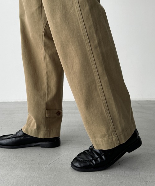 CANAL JEAN(キャナルジーン)の「choice_cnl 裾ボタンチノパンツ(チノパンツ・レディース・ベージュ・SMALL/MEDIUM/LARGE/X-LARGE)」の13枚目の写真