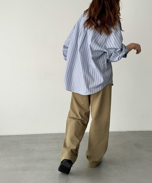 CANAL JEAN(キャナルジーン)の「choice_cnl 裾ボタンチノパンツ(チノパンツ・レディース・ベージュ・SMALL/MEDIUM/LARGE/X-LARGE)」の17枚目の写真