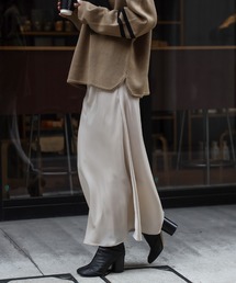 Bonjour Sagan | とろみサテンナロースカート(スカート)