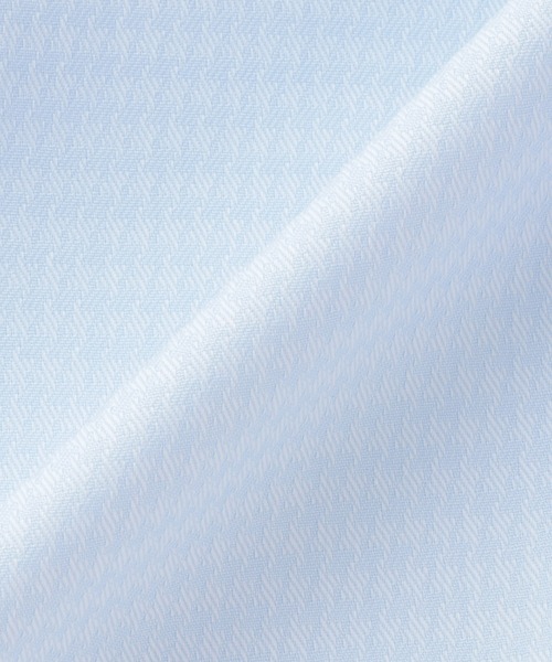 TOKYO SHIRTS（トウキョウシャツ）の「形態安定ノーアイロン ワイド 長袖ビジネスワイシャツ（ビジネスシャツ・レディース・ブルー・XL/LL/S/M/L）」の5枚目の写真