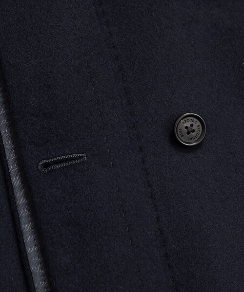 BROOKS BROTHERS（ブルックスブラザーズ）の「ウール バルカラーコート（ステンカラーコート・レディース・ネイビー・2/0）」の6枚目の写真