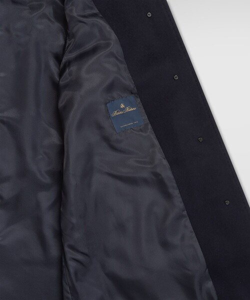 BROOKS BROTHERS（ブルックスブラザーズ）の「ウール バルカラーコート（ステンカラーコート・レディース・ネイビー・2/0）」の7枚目の写真