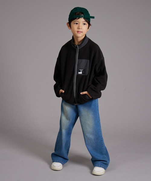 PAIRMANON STREET(ペアマノンストリート)の「【PAIRMANON STREET】アソート マイクロフリース 総柄 クレイジー 配色 ジャケット(その他アウター・キッズ・ライトグリーン/ベージュ系その他/グリーン系その他/カーキ/ブラック/グレイッシュベージュ/ブラック系その他・90/120/150/100/140/110/130/160)」の8枚目の写真