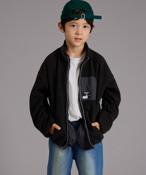 PAIRMANON STREET(ペアマノンストリート)の「【PAIRMANON STREET】アソート マイクロフリース 総柄 クレイジー 配色 ジャケット(その他アウター・キッズ・ライトグリーン/ベージュ系その他/グリーン系その他/カーキ/ブラック/グレイッシュベージュ/ブラック系その他・90/120/150/100/140/110/130/160)」の10枚目の写真