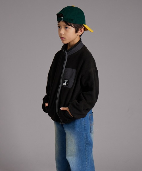 PAIRMANON STREET(ペアマノンストリート)の「【PAIRMANON STREET】アソート マイクロフリース 総柄 クレイジー 配色 ジャケット(その他アウター・キッズ・ライトグリーン/ベージュ系その他/グリーン系その他/カーキ/ブラック/グレイッシュベージュ/ブラック系その他・90/120/150/100/140/110/130/160)」の11枚目の写真