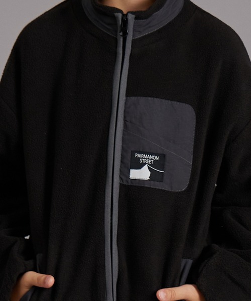 PAIRMANON STREET(ペアマノンストリート)の「【PAIRMANON STREET】アソート マイクロフリース 総柄 クレイジー 配色 ジャケット(その他アウター・キッズ・ライトグリーン/ベージュ系その他/グリーン系その他/カーキ/ブラック/グレイッシュベージュ/ブラック系その他・90/120/150/100/140/110/130/160)」の13枚目の写真