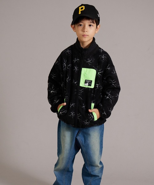 PAIRMANON STREET(ペアマノンストリート)の「【PAIRMANON STREET】アソート マイクロフリース 総柄 クレイジー 配色 ジャケット(その他アウター・キッズ・ライトグリーン/ベージュ系その他/グリーン系その他/カーキ/ブラック/グレイッシュベージュ/ブラック系その他・90/120/150/100/140/110/130/160)」の16枚目の写真