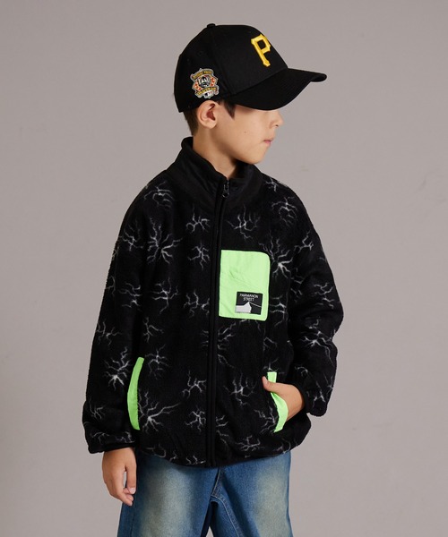 PAIRMANON STREET(ペアマノンストリート)の「【PAIRMANON STREET】アソート マイクロフリース 総柄 クレイジー 配色 ジャケット(その他アウター・キッズ・ライトグリーン/ベージュ系その他/グリーン系その他/カーキ/ブラック/グレイッシュベージュ/ブラック系その他・90/120/150/100/140/110/130/160)」の19枚目の写真