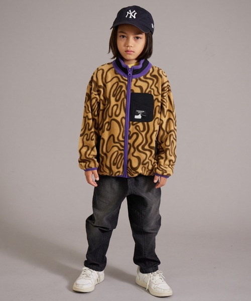 PAIRMANON STREET(ペアマノンストリート)の「【PAIRMANON STREET】アソート マイクロフリース 総柄 クレイジー 配色 ジャケット(その他アウター・キッズ・ライトグリーン/ベージュ系その他/グリーン系その他/カーキ/ブラック/グレイッシュベージュ/ブラック系その他・90/120/150/100/140/110/130/160)」の22枚目の写真