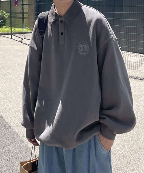 新品 NOAH ポロ シャツ スウェット newjeans 新品 NOAH ポロ シャツ スウェット newjeans