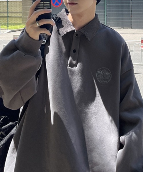 新品 NOAH ポロ シャツ スウェット newjeans NEOS（KOKUYO） tシャツ 「neos -addictive design-」ルーズシルエット