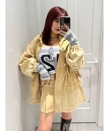 新品未使用✨エヴリス 　【WEB限定】カラーボアブルゾン　グリーン　ライダース 新品未使用✨エヴリス 【WEB限定】カラーボアブルゾン グリーン