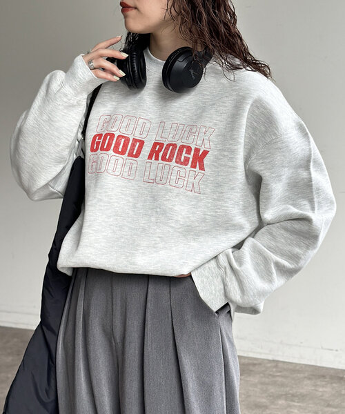 CPCM（シーピーシーエム）の「パウダー加工裏起毛スウェット（Tシャツ/カットソー・メンズ・グレー系その他2/ブラック系その他2/グレー系その他/ブラック/グレー/ブラック系その他・MEDIUM/LARGE）」の5枚目の写真