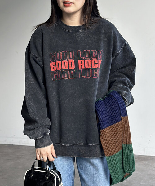 CPCM（シーピーシーエム）の「パウダー加工裏起毛スウェット（Tシャツ/カットソー・メンズ・グレー系その他2/ブラック系その他2/グレー系その他/ブラック/グレー/ブラック系その他・MEDIUM/LARGE）」の18枚目の写真