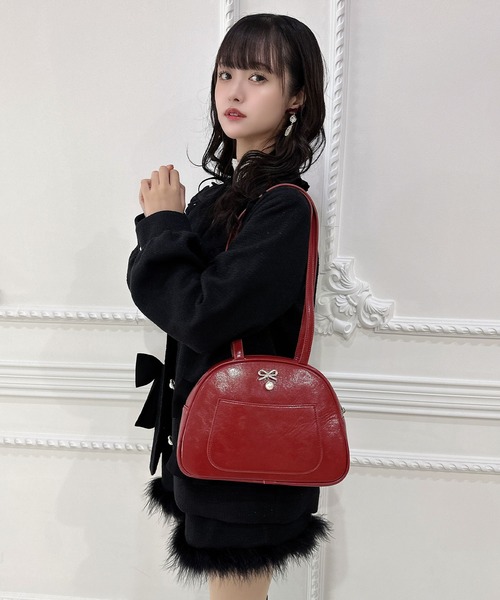 ビジュリボンボストンバッグ（ボストンバッグ）｜couture BY