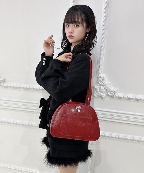 couture BY ROJITA（クチュールバイロジータ）の「ビジュリボンボストンバッグ（ボストンバッグ・レディース・レッド/アイボリー/ブラック・FREE）」の20枚目の写真