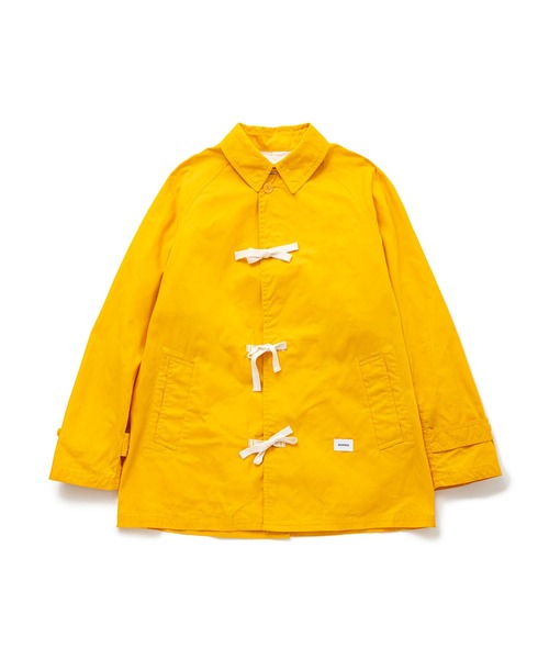 BEDWIN & THE HEARTBREAKERS(ベドウィン アンド ザ ハートブレイカーズ)の「SHORT LENGTH COAT "GENE"(ステンカラーコート・メンズ・ネイビー/イエロー・X-LARGE/LARGE/MEDIUM)」の4枚目の写真