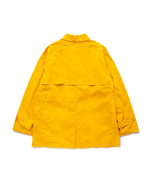 BEDWIN & THE HEARTBREAKERS(ベドウィン アンド ザ ハートブレイカーズ)の「SHORT LENGTH COAT "GENE"(ステンカラーコート・メンズ・ネイビー/イエロー・X-LARGE/LARGE/MEDIUM)」の6枚目の写真