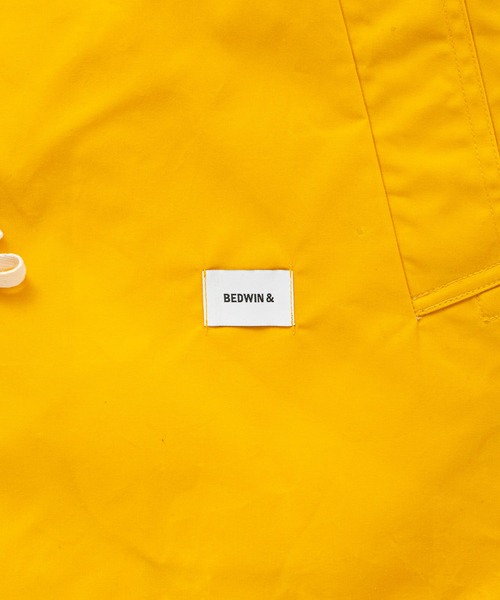 BEDWIN & THE HEARTBREAKERS(ベドウィン アンド ザ ハートブレイカーズ)の「SHORT LENGTH COAT "GENE"(ステンカラーコート・メンズ・ネイビー/イエロー・X-LARGE/LARGE/MEDIUM)」の8枚目の写真