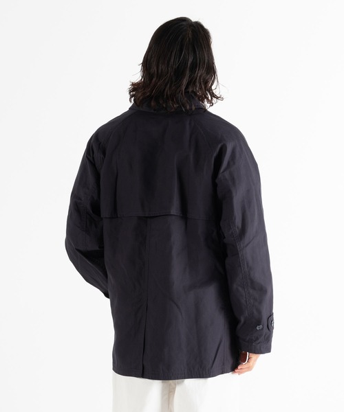 BEDWIN & THE HEARTBREAKERS(ベドウィン アンド ザ ハートブレイカーズ)の「SHORT LENGTH COAT "GENE"(ステンカラーコート・メンズ・ネイビー/イエロー・X-LARGE/LARGE/MEDIUM)」の11枚目の写真