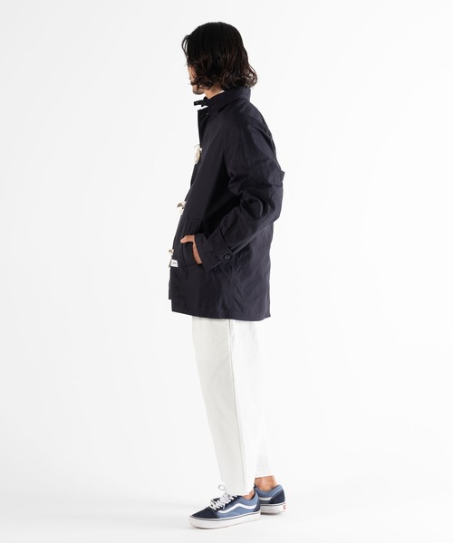 BEDWIN & THE HEARTBREAKERS(ベドウィン アンド ザ ハートブレイカーズ)の「SHORT LENGTH COAT "GENE"(ステンカラーコート・メンズ・ネイビー/イエロー・X-LARGE/LARGE/MEDIUM)」の15枚目の写真