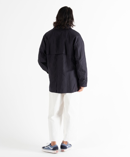 BEDWIN & THE HEARTBREAKERS(ベドウィン アンド ザ ハートブレイカーズ)の「SHORT LENGTH COAT "GENE"(ステンカラーコート・メンズ・ネイビー/イエロー・X-LARGE/LARGE/MEDIUM)」の16枚目の写真