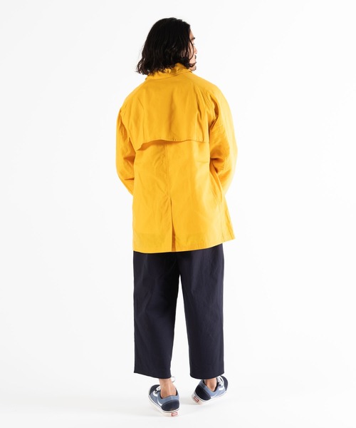 BEDWIN & THE HEARTBREAKERS(ベドウィン アンド ザ ハートブレイカーズ)の「SHORT LENGTH COAT "GENE"(ステンカラーコート・メンズ・ネイビー/イエロー・X-LARGE/LARGE/MEDIUM)」の19枚目の写真