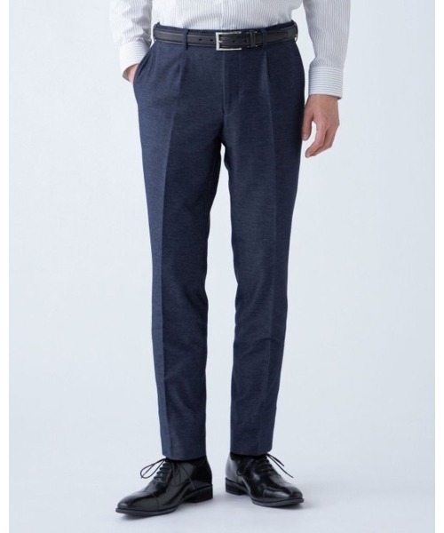美品 SUIT SELECT セットアップパンツ スーツ 紺サイズ7*CD836 SUIT SELECT スラックス パンツ 「セットアップ対応」「SUIT