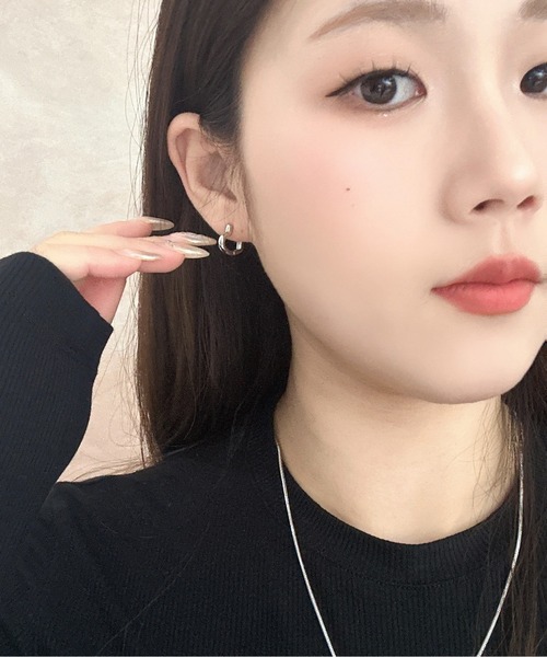 Burner(バーナー)の「【OKUOKU 0909】ハートフープ ピアス 両耳用 oku-pierce-617908512016-5 N【RBTS】(ピアス(両耳用)・レディース・シルバー/ゴールド/ピンクゴールド・FREE)」の12枚目の写真
