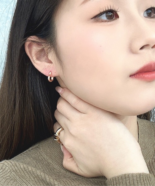 Burner(バーナー)の「【OKUOKU 0909】ハートフープ ピアス 両耳用 oku-pierce-617908512016-5 N【RBTS】(ピアス(両耳用)・レディース・シルバー/ゴールド/ピンクゴールド・FREE)」の22枚目の写真