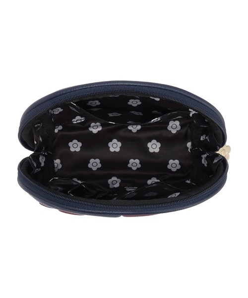 すぐ届く MARY QUANT* バイカラーデイジーロゴ ラウンドポーチL バイカラーデイジーロゴ ラウンドポーチL(ポーチ)|MARY QUANT