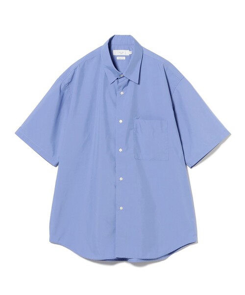 B:MING by BEAMS(ビーミングバイビームス)の「<ビジカジ対応> 速乾 防しわ ポリエステル ブロード ハーフスリーブ シャツ(シャツ/ブラウス・メンズ・ブルー/サックスブルー・S/M/L/XL)」の19枚目の写真