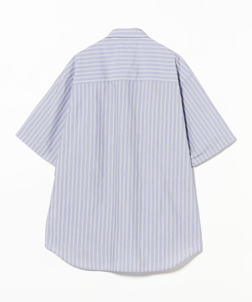 B:MING by BEAMS(ビーミングバイビームス)の「<ビジカジ対応> 速乾 防しわ ポリエステル ブロード ハーフスリーブ シャツ(シャツ/ブラウス・メンズ・ブルー/サックスブルー・S/M/L/XL)」の5枚目の写真
