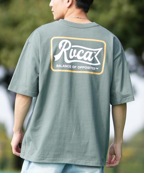 【RVCA】バックグラフィック 半袖 Tシャツ ブラック / 送料無料 RVCA tシャツ RVCA/ルーカ 半袖Tシャツ バックプリント BF041