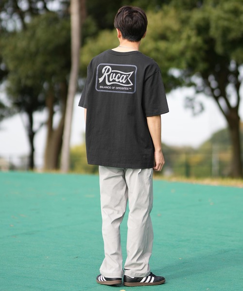 RVCA(ルーカ)の「RVCA/ルーカ 半袖Tシャツ バックプリント BF041-253(Tシャツ/カットソー・メンズ・ホワイト/ブラック/サファリグリーン・L/M/S)」の17枚目の写真
