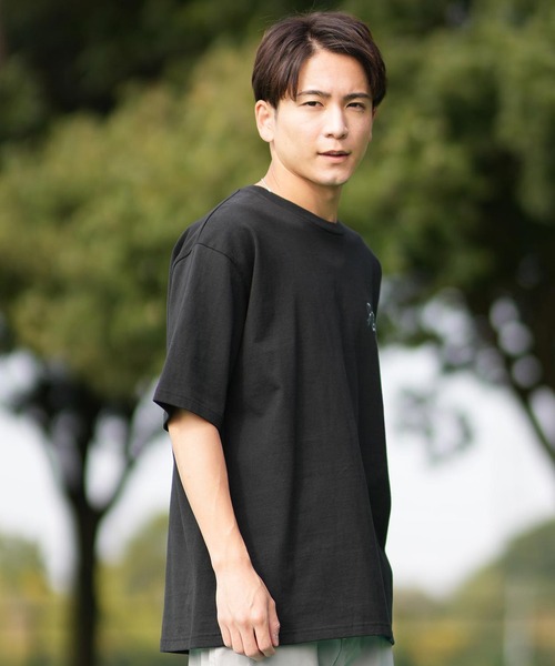 RVCA(ルーカ)の「RVCA/ルーカ 半袖Tシャツ バックプリント BF041-253(Tシャツ/カットソー・メンズ・ホワイト/ブラック/サファリグリーン・L/M/S)」の14枚目の写真