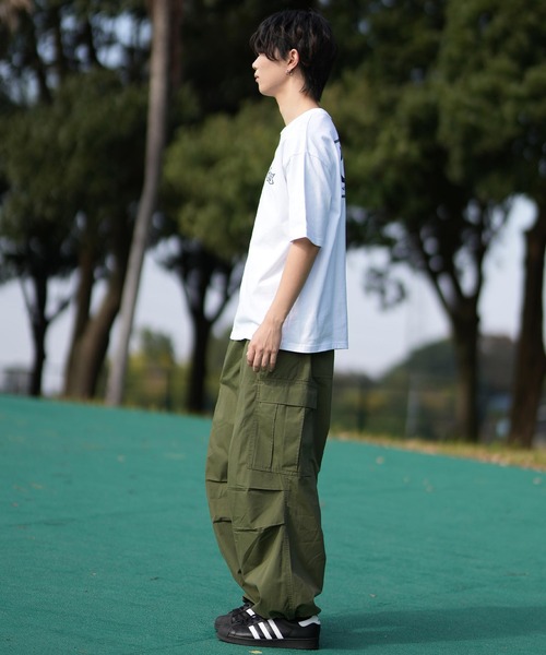 RVCA(ルーカ)の「RVCA/ルーカ 半袖Tシャツ バックプリント BF041-253(Tシャツ/カットソー・メンズ・ホワイト/ブラック/サファリグリーン・L/M/S)」の9枚目の写真