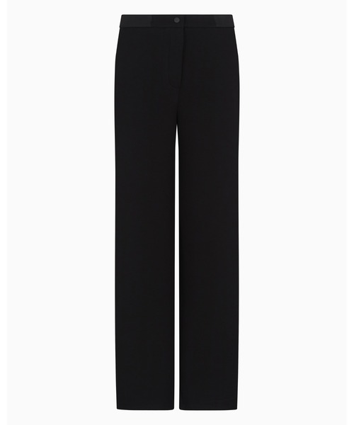 EMPORIO ARMANI（エンポリオアルマーニ）の「【エンポリオ アルマーニ】ワイドレッグパンツ スキューバファブリック（その他パンツ・レディース・ブラック・X-SMALL/SMALL/MEDIUM/LARGE）」の4枚目の写真