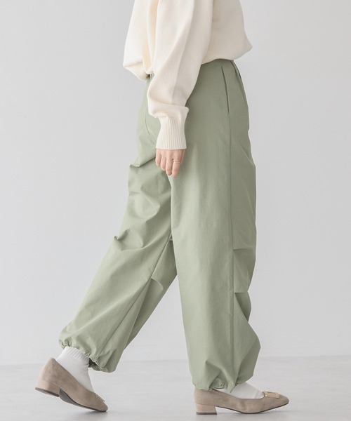 AMERICAN HOLIC(アメリカンホリック)の「パラシュートパンツ(その他パンツ・レディース・ライトカーキ/アイボリー/ライトピンク・M/S/L)」の11枚目の写真