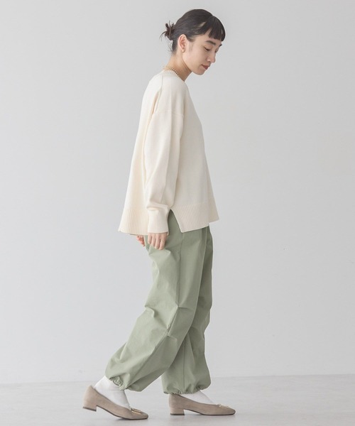 【完売カラー】ayakawasaki パラシュートパンツ cream 完売カラー】ayakawasaki パラシュートパンツ cream