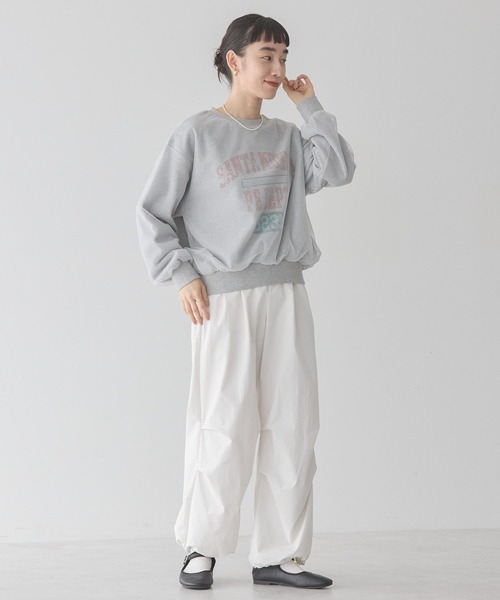 AMERICAN HOLIC(アメリカンホリック)の「パラシュートパンツ(その他パンツ・レディース・ライトカーキ/アイボリー/ライトピンク・M/S/L)」の8枚目の写真