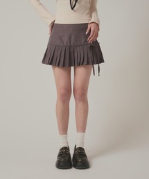 BLANK　 | ▲Waist Switching Pleats Mini Skirt/ウエスト切り替えプリーツミニスカート(スカート)