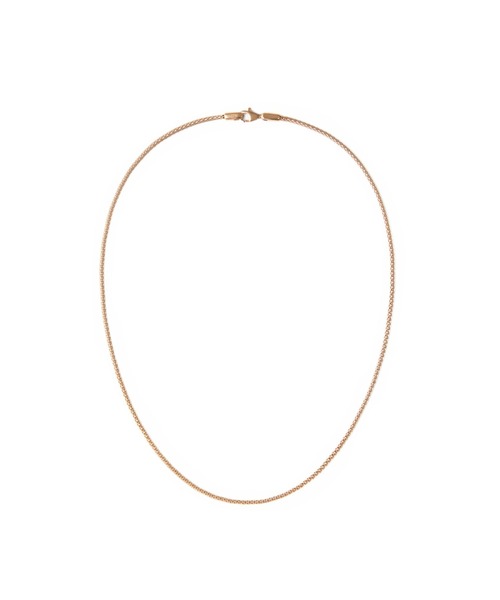 Daniel Wellington（ダニエルウェリントン）の「Tide Mesh Necklace 1.8MM ローズゴールド／シルバー／ゴールド／ブラック／グラファイト（ネックレス・メンズ・グレー/シルバー/ブラック/イエローゴールド/ピンクゴールド・ONE SIZE）」の4枚目の写真