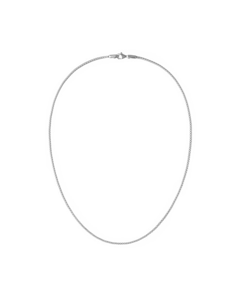 Daniel Wellington（ダニエルウェリントン）の「Tide Mesh Necklace 1.8MM ローズゴールド／シルバー／ゴールド／ブラック／グラファイト（ネックレス・メンズ・グレー/シルバー/ブラック/イエローゴールド/ピンクゴールド・ONE SIZE）」の3枚目の写真