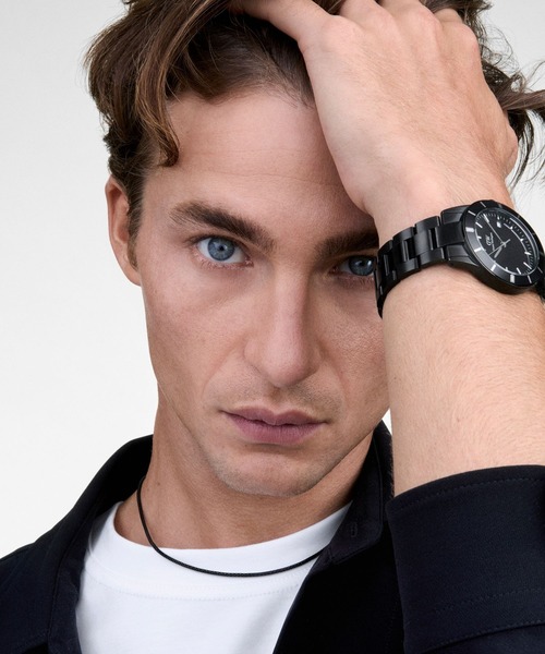Daniel Wellington（ダニエルウェリントン）の「Tide Mesh Necklace 1.8MM ローズゴールド／シルバー／ゴールド／ブラック／グラファイト（ネックレス・メンズ・グレー/シルバー/ブラック/イエローゴールド/ピンクゴールド・ONE SIZE）」の12枚目の写真