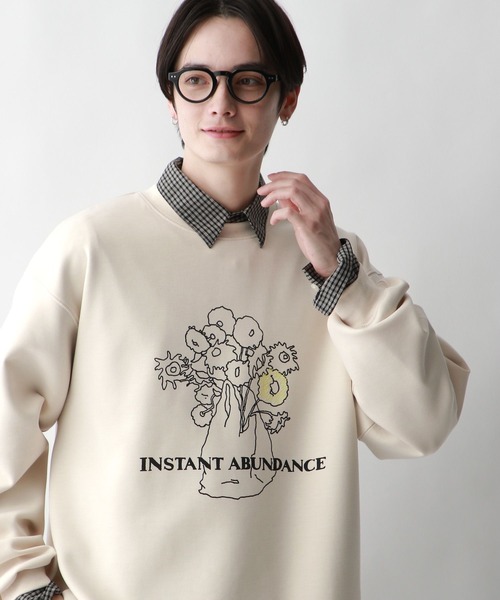 RAGEBLUE(レイジブルー)の「【wakazoo/ワカズー】コラボ/イラストプリントテック/ダンボールスウェット(スウェット・メンズ・ブラック/オフホワイト/グリーン/グレー系その他・MEDIUM/LARGE)」の8枚目の写真