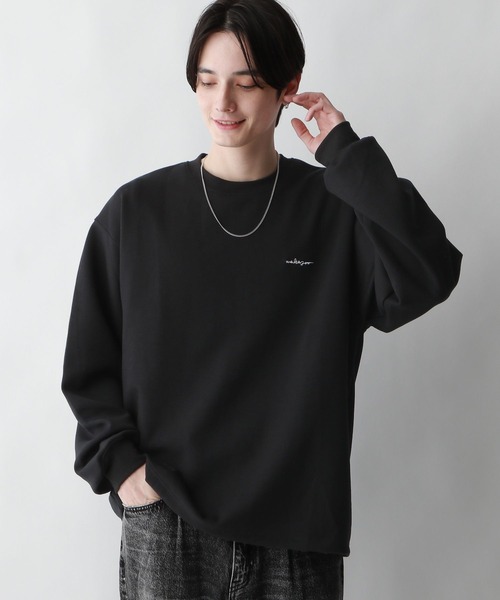 RAGEBLUE(レイジブルー)の「【wakazoo/ワカズー】コラボ/イラストプリントテック/ダンボールスウェット(スウェット・メンズ・ブラック/オフホワイト/グリーン/グレー系その他・MEDIUM/LARGE)」の12枚目の写真