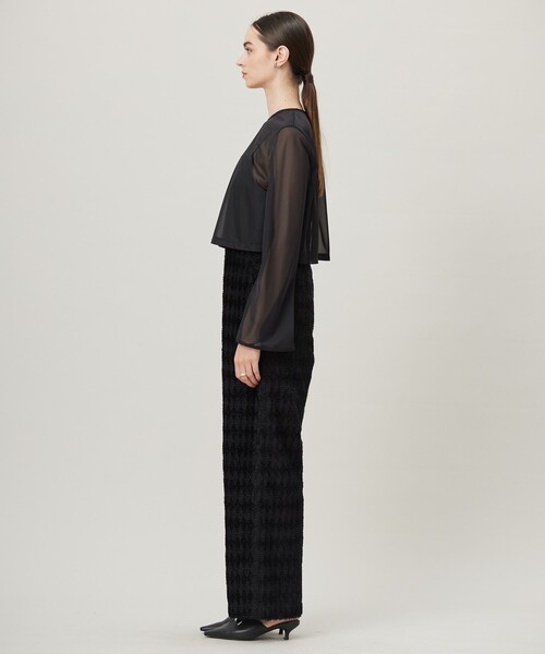 セール】ダイヤカットジャカード オールインワン（つなぎ